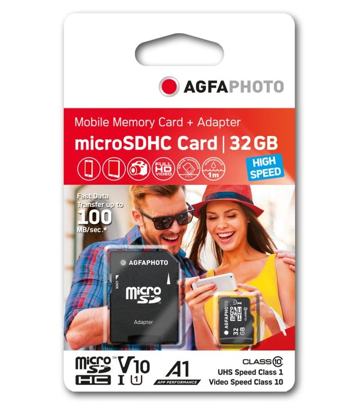 AGFAPHOTO TARJETA MEMORIA MICROSDHC 32GB 4 AGFAPHOTO TARJETA MEMORIA MICROSDHC 32GB - Imagen 2