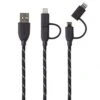 BOOMPODS CABLE DUO TRENZADO 1M LIGHTNING/MICRO USB A USB -Duke Fotografia boompods cable duo trenzado 1m lightning micro usb a usb boompods