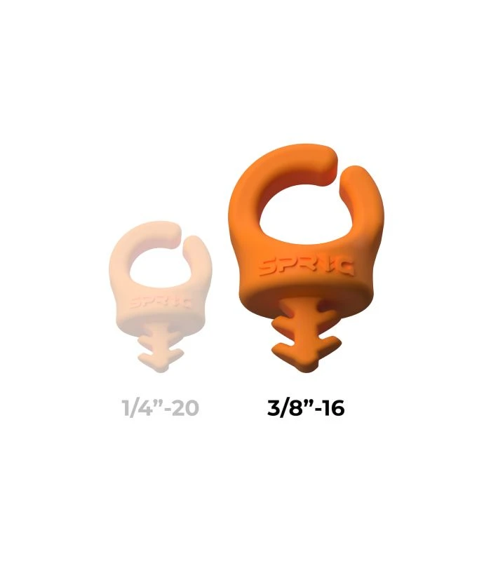 CLIPS PARA GUIAR CABLES NARANJA 3/8-16 SP0015 4 CLIPS PARA GUIAR CABLES NARANJA 3/8-16 SP0015 - Imagen 2