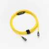 COBRA TETHER CABLE 5M USB-C A MICRO-B 90º AMARILLO