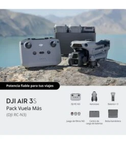 DJI AIR 3S FLY MORE COMBO (DJI RC-N3) -Duke Fotografia dji air 3s fly more combo dji rc n3 dji 3