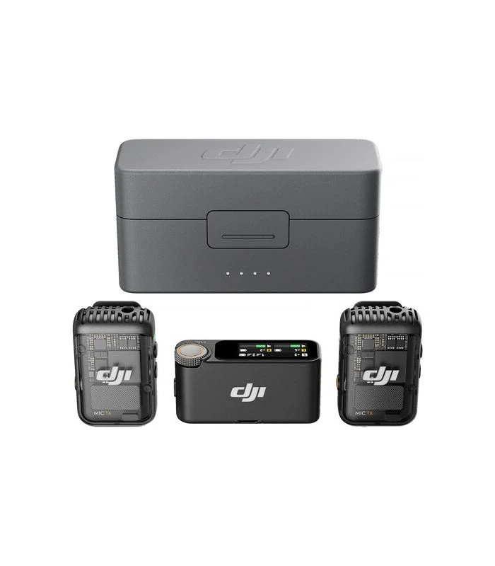 DJI MIC 2 (2 TX + 1 RX + ESTUCHE DE CARGA) 3 DJI MIC 2 (2 TX + 1 RX + ESTUCHE DE CARGA)