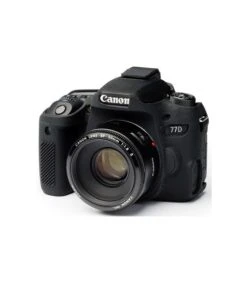 EASYCOVER FUNDA PROTECTORA PARA LA CANON EOS 77D NEGRO (INCLUYE PROTECTOR DE PANTALLA LCD)