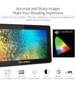 FEELWORLD F6 PLUS 5.5" 4K MONITOR-TÁCTIL REF: FW004 -Duke Fotografia feelworld f6 plus 55 4k monitor tactil ref fw004 feelworld 3
