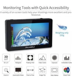 FEELWORLD F6 PLUS 5.5" 4K MONITOR-TÁCTIL REF: FW004 -Duke Fotografia feelworld f6 plus 55 4k monitor tactil ref fw004 feelworld 4