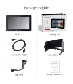 FEELWORLD F6 PLUS 5.5" 4K MONITOR-TÁCTIL REF: FW004 -Duke Fotografia feelworld f6 plus 55 4k monitor tactil ref fw004 feelworld 5