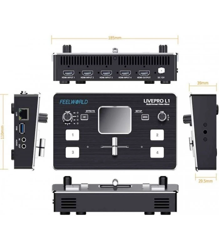 FEELWORLD MEZCLADOR LIVEPRO L1 6 FEELWORLD MEZCLADOR LIVEPRO L1 - Imagen 4