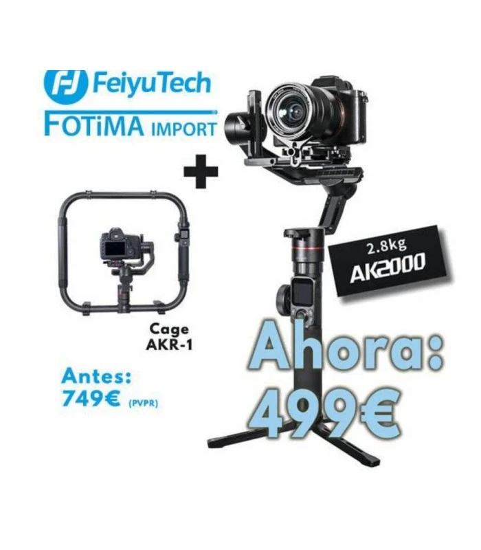 FEIYUTECH AK2000 + AKR1 AGARRE DOBLE 3 FEIYUTECH AK2000 + AKR1 AGARRE DOBLE