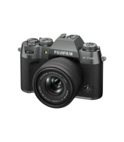 FUJIFILM CAMARA X-T50 +15-45MM F3.5 - 5.6 OIS PLATA