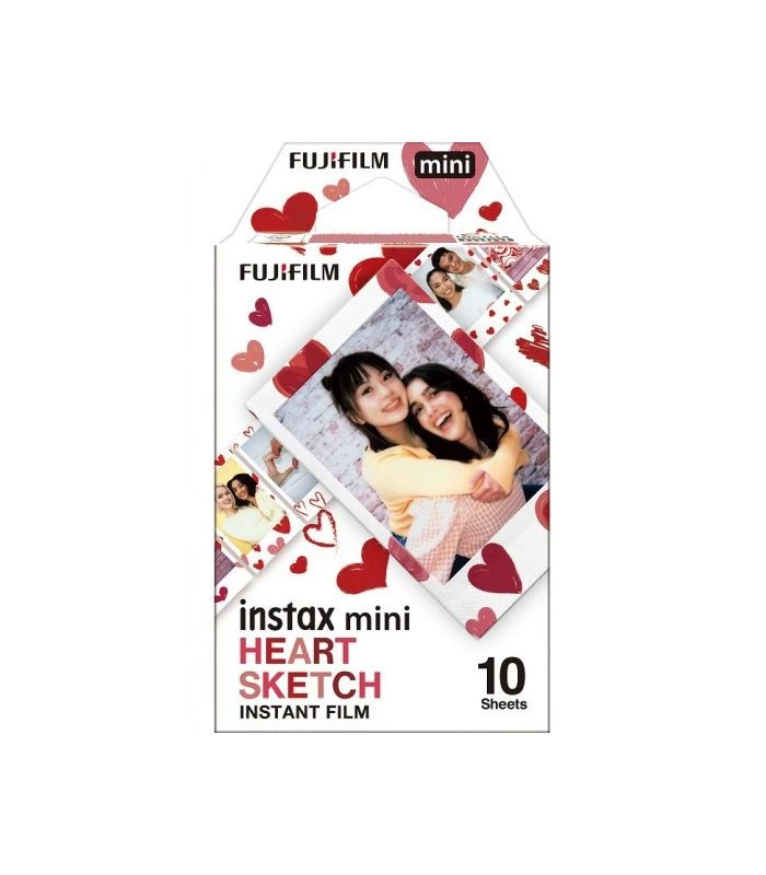 FUJIFILM PELICULA INSTAX MINI HEART SKETCH 3 FUJIFILM PELICULA INSTAX MINI HEART SKETCH
