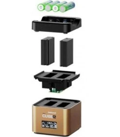 HAHNEL CARGADOR PROCUBE2 DUAL PARA OLYMPUS -Duke Fotografia hahnel cargador procube2 dual para olympus hahnel 3