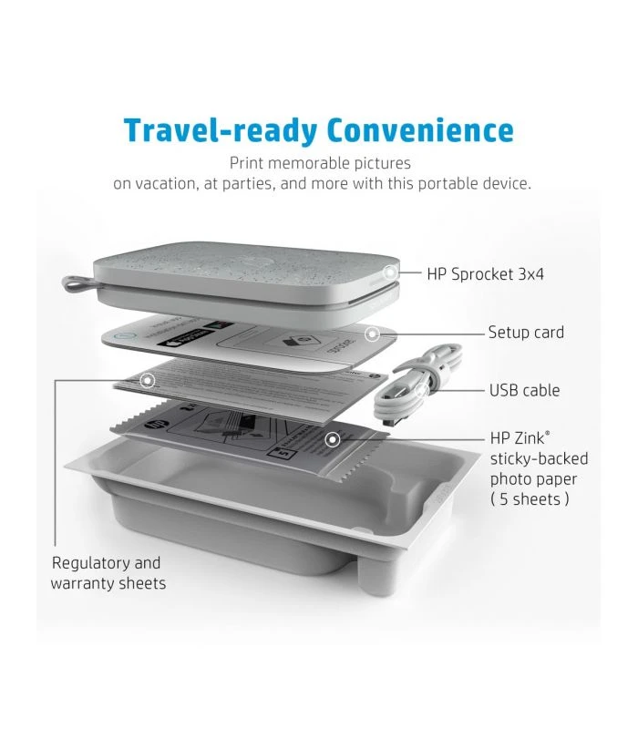 HP SPROCKET IMPRESORA PORTATIL 3X4 4 HP SPROCKET IMPRESORA PORTATIL 3X4 - Imagen 2
