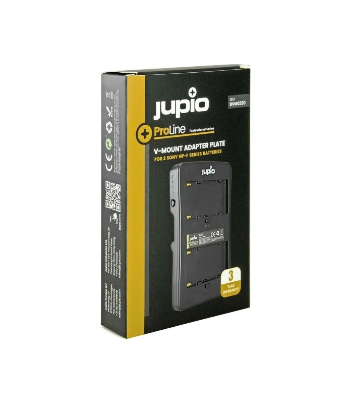 JUPIO ADAPTADOR V-MOUNT A 2 X NP-F SONY 5 JUPIO ADAPTADOR V-MOUNT A 2 X NP-F SONY - Imagen 3