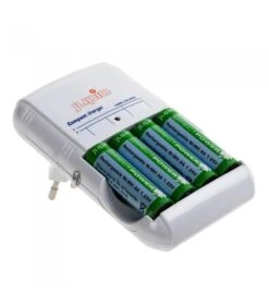 JUPIO CARGADOR NI-MH COMPACTO CON 4X AA