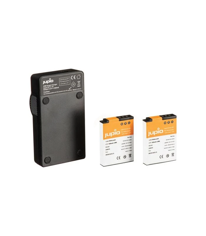 JUPIO CARGADOR USB+ 2 BATERIAS EN-EL12 4 JUPIO CARGADOR USB+ 2 BATERIAS EN-EL12 - Imagen 2