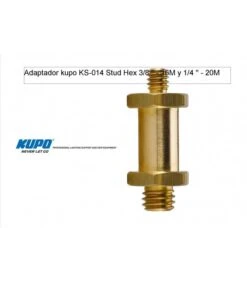 KUPO ESPIGA HEX KS014 3/8 '' - 16M Y 1/4 '' - 20M -Duke Fotografia kupo espiga hex ks014 3 8 16m y 1 4 20m kupo 2