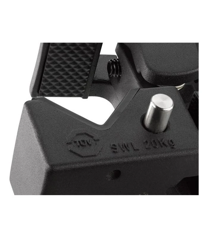 KUPO PINZA/ABRAZADERA CLAMP KCP710B (NEGRO) MANGO VARIABLE 5 KUPO PINZA/ABRAZADERA CLAMP KCP710B (NEGRO) MANGO VARIABLE - Imagen 3