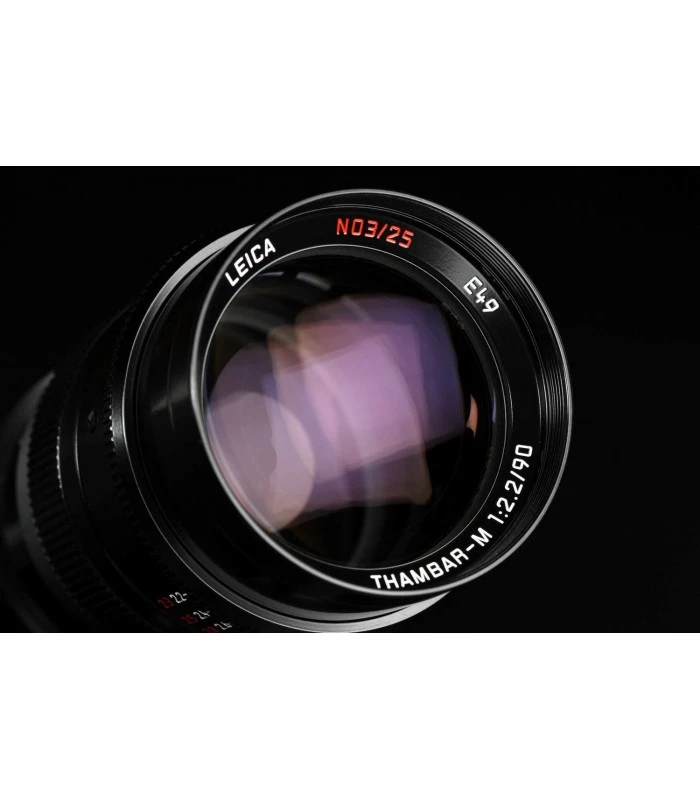LEICA THAMBAR-M 90 MM F/2.2, NEGRO ANODIZADO REF: 11697 3 LEICA THAMBAR-M 90 MM F/2.2, NEGRO ANODIZADO REF: 11697