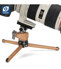 LEOFOTO MT-01 + LH25 MINI TRIPODE + ROTULA DE ROLA /ALUMINIO ACABADO MADERA -Duke Fotografia leofoto mt 01 lh25 mini tripode rotula de rola aluminio acabado madera leofoto 5