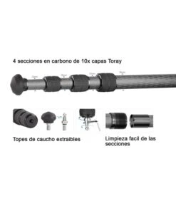 LEOFOTO SUMMIT LM-364C TRIPODE DE CARBONO -Duke Fotografia leofoto summit lm 364c tripode de carbono leofoto 5