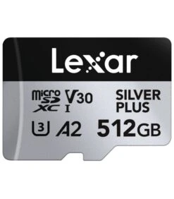 LEXAR MICRO SDXC SILVER PLUS UHS-1 , 512GB V30 R205/W150MB/s -Duke Fotografia lexar micro sdxc silver plus uhs 1 512gb v30 r205 w150mb s lexar 3
