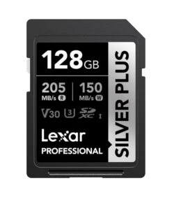 LEXAR SD PLATA PLUS UHS-1 128GB V30 R205/W150MB/s