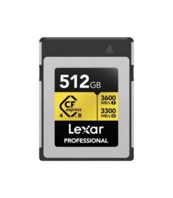 LEXAR TARJETA MEMORIA CFEXPRESS 4.0 TIPO B GOLD 3600MB/s