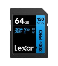LEXAR TARJETA SDHC 800X PRO BLUE 64GB UHS-1 V30 150MB/S