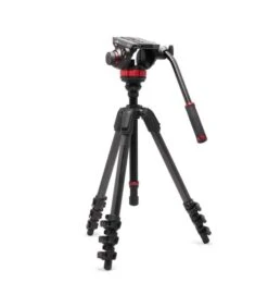 MANFROTTO KIT VIDEO MVH502AH -055 4 SECCIONES CARBONO