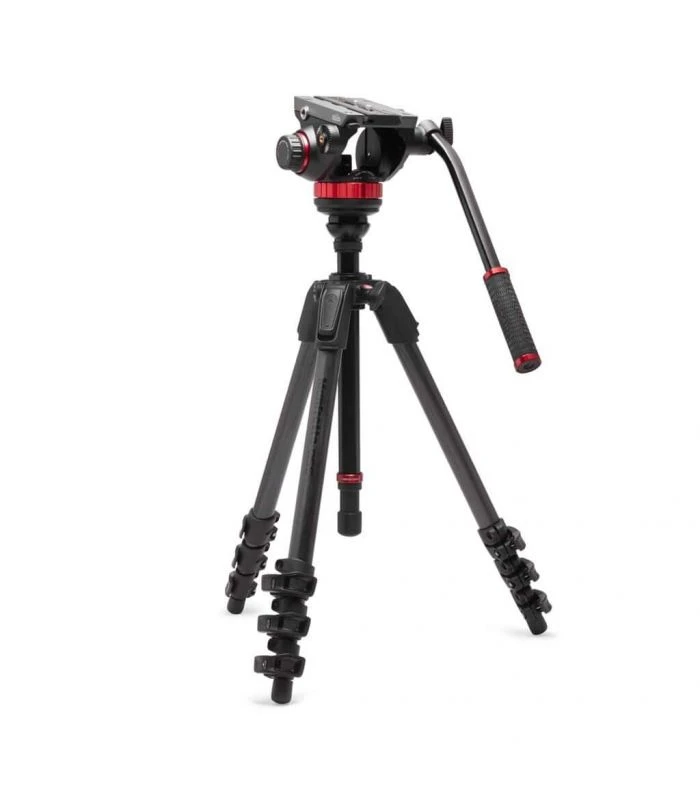 MANFROTTO KIT VIDEO MVH502AH -055 4 SECCIONES CARBONO 3 MANFROTTO KIT VIDEO MVH502AH -055 4 SECCIONES CARBONO