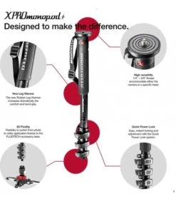 MANFROTTO MONOPIE XPRO+ MPMXPROA4 -Duke Fotografia manfrotto monopie xpro mpmxproa4 manfrotto 3