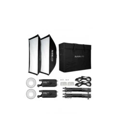 NANLITE KIT 2X FOCOS FS-300B BI- COLOR 350W