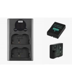 NEWELL CARGADOR DOBLE + 2 BATERIAS EN-EL14 -Duke Fotografia newell cargador doble 2 baterias en el14 newell 2