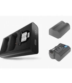 NEWELL CARGADOR DOBLE + 2 BATERIAS EN-EL15B -Duke Fotografia newell cargador doble 2 baterias en el15b newell 2