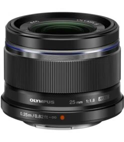 OM SYSTEM M.ZUIKO ED25MM 1.8 NEGRO