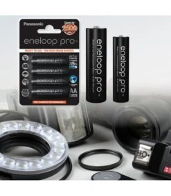 PANASONIC CARGADOR PRO + 4PILAS AA 2500 MAH ENELOOP