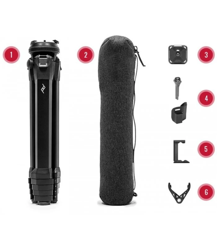 PEAK DESIGN TRIPODE DE VIAJE ALUMINIO REF. TTCB5150AL1 7 PEAK DESIGN TRIPODE DE VIAJE ALUMINIO REF. TTCB5150AL1 - Imagen 5