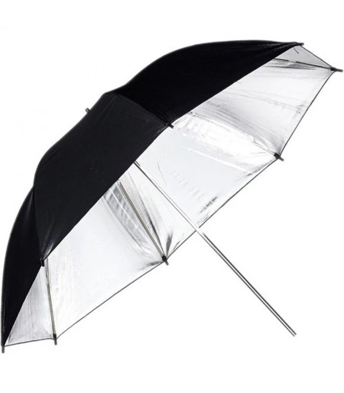 PHOTTIX PREMIO PARAGUAS REFLECTIVE 120CMS. PLATA/NEGRA 3 PHOTTIX PREMIO PARAGUAS REFLECTIVE 120CMS. PLATA/NEGRA
