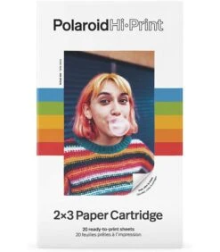 POLAROID CARTUCHO HI PRINT 2X3 20 HOJAS