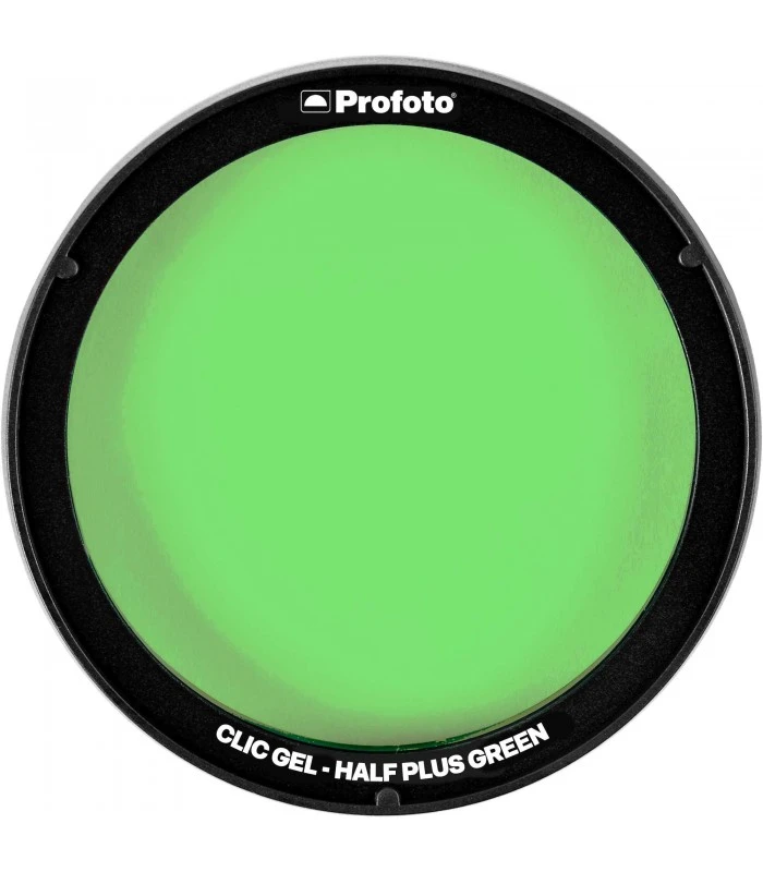 PROFOTO CLIC GEL HALF PLUS GREEN REF 101020 3 PROFOTO CLIC GEL HALF PLUS GREEN REF 101020