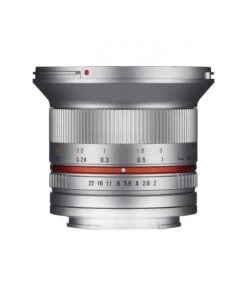 SAMYANG 12MM F/2.0 NSC MFT PLATEADO