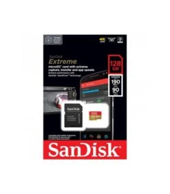 SANDISK TARJETA EXTREME MICRO SDXC UHS-I 128GB 190M/S
