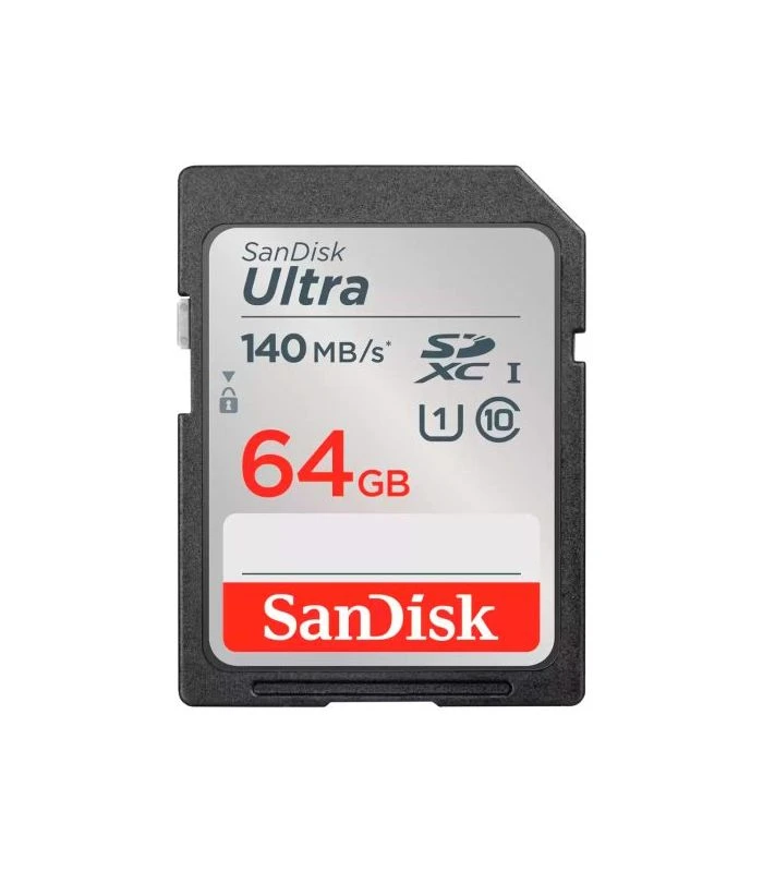 SANDISK TARJETA ULTRA SDXC 64GB 140MB/S UHS-I 3 SANDISK TARJETA ULTRA SDXC 64GB 140MB/S UHS-I
