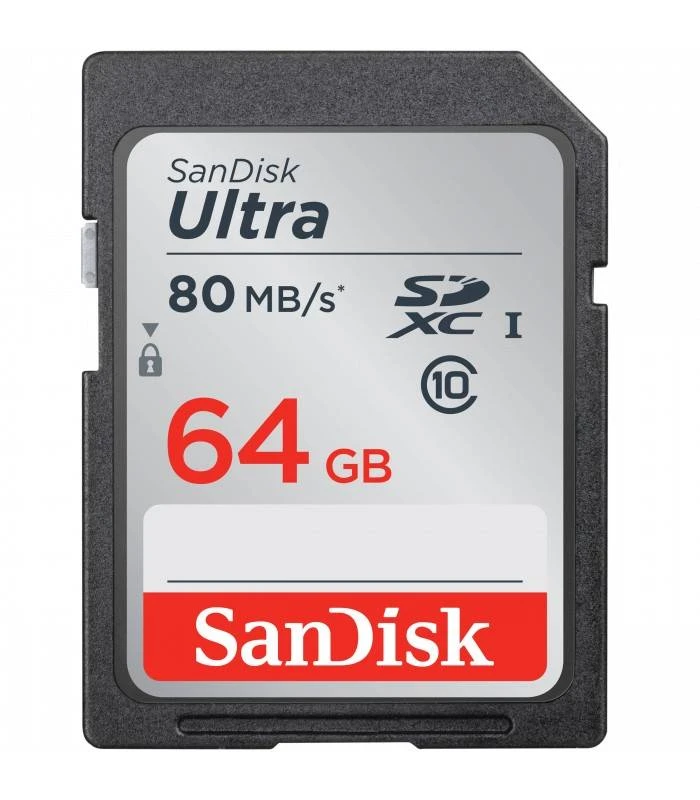 SANDISK ULTRA SDXC 64 GB (80 MB/s, CLASE 10) 3 SANDISK ULTRA SDXC 64 GB (80 MB/s, CLASE 10)