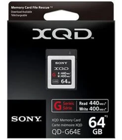 SONY XQD-TARJETA SERIE G 64GB 440MB/s