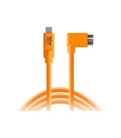 TETHERPRO CABLE USB-C A MICRO-B RIGHT ANGLE ( 4.6m ) REF. CUC33R15-ORG
