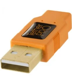 TETHERPRO USB 2.0 A TO MINI B 8 PIN 15´ ORG CU8015 -Duke Fotografia tetherpro usb 20 a to mini b 8 pin 15 org cu8015 tethertools 2
