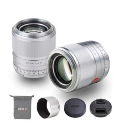 Canon® VILTROX OBJETIVO AF 56MM F1.4 STM CANON EOS M SILVER - -Duke Fotografia viltrox objetivo af 56mm f14 stm canon eos m silver canon 1